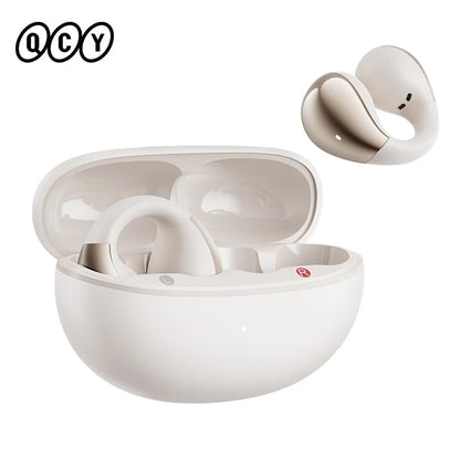 QCY Crossky C30 Open Ear Wireless Earphones Bluetooth 5.4 Spatial Audio Stable Fit OWS Earbuds 4 Mic ENC Multi-Point Connection