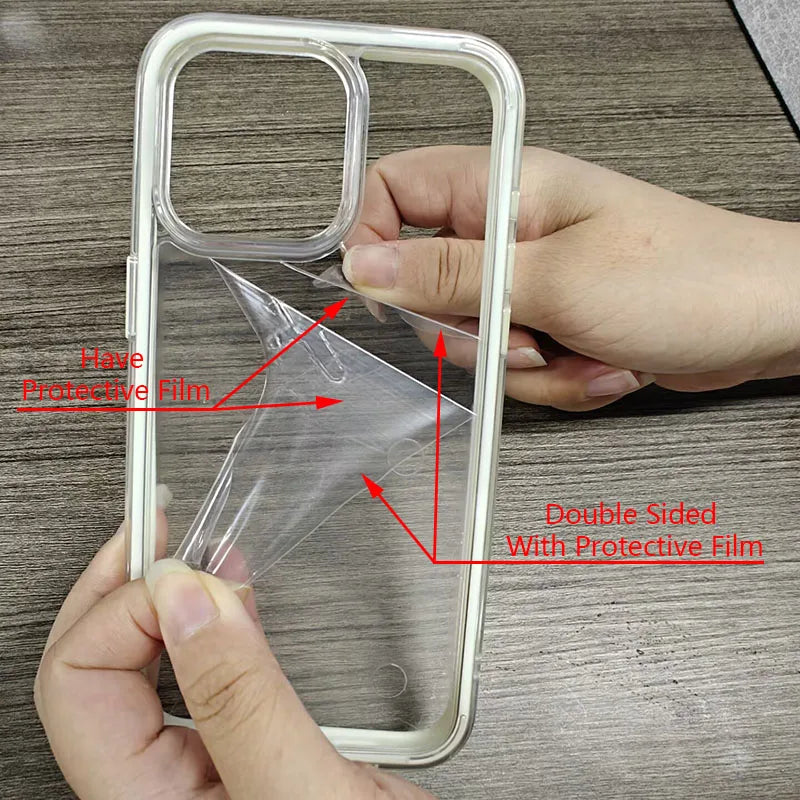 Candy Color Frame Phone Case (For iPhone 18 17 16 15 14 13 12 11 16) Acrylic & Shockproof Cover