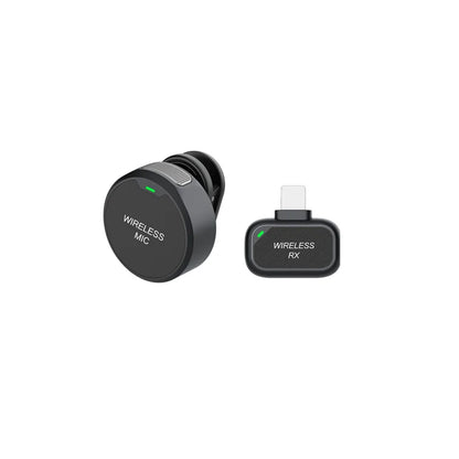 Wireless Lavalier Microphone Outdoor Live Recording Interview Vlog Magnetic Noise Reduction Portable For iPhone Android