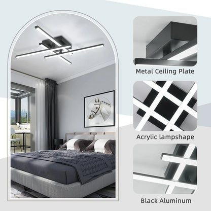 Led Modern Personalized Ceiling Light Black Living Room/Room/Kitchen Lighting Warm Light/White Light 110-220v