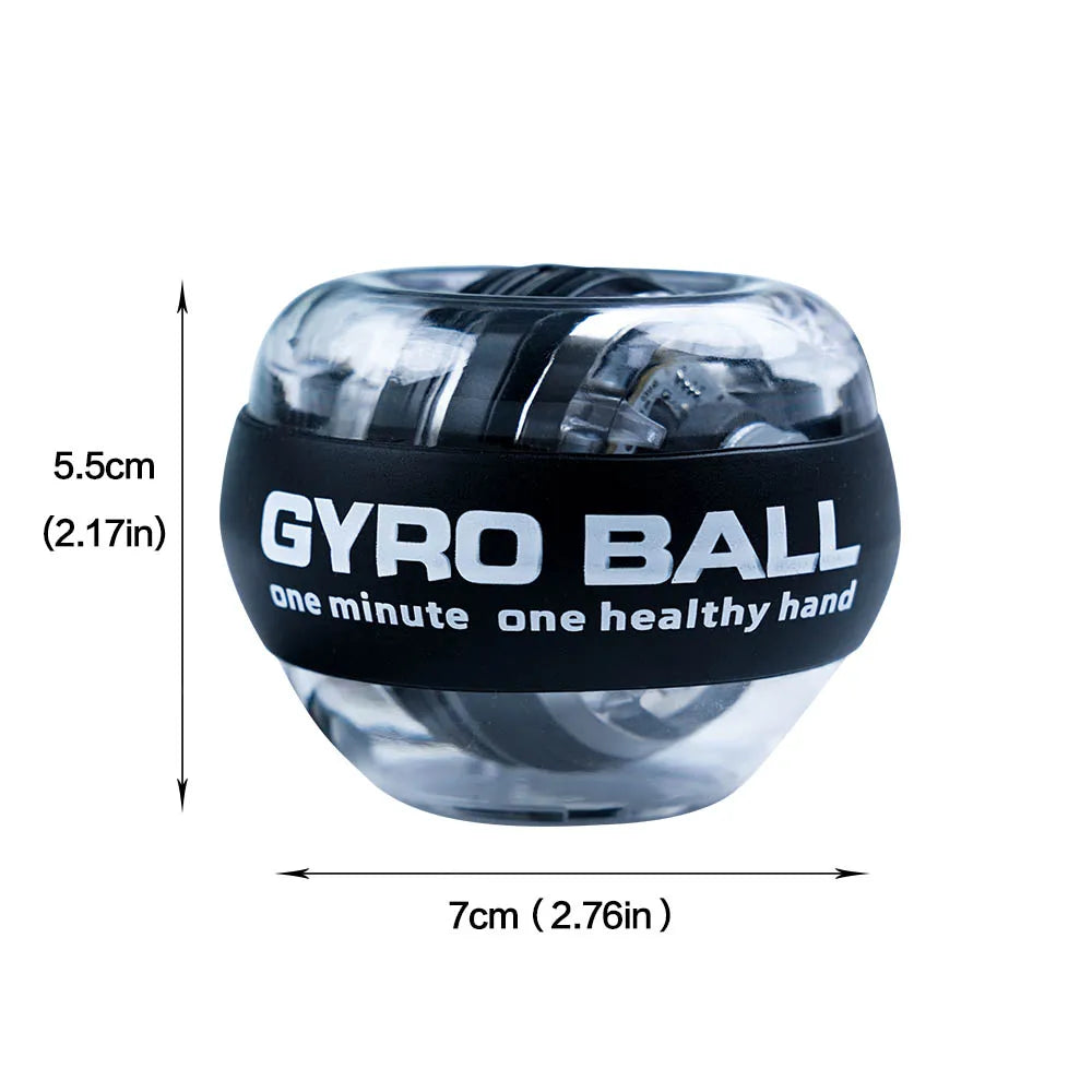 Auto-Start LED Gyroscopic Wrist Ball for Hand & Forearm Training