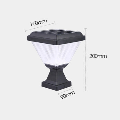 Household Courtyard Entrance Corridor Lights Fence Garden Led Outdoor Ip65 Waterproof Door Post Fence Solar Energy Pillar Lamp