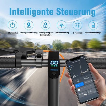 Electric Scooter with road approval TODIMART T6 ABE (30 km, 8.5 inch tires, Dual shock absorbers)