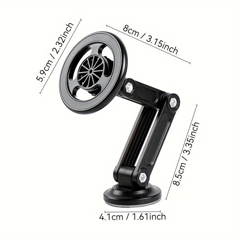 Universal Car Phone Holder, Magnetic Wall Mount with Rotatable Design (Waterproof, PC Material, Compatible with All Smartphones)