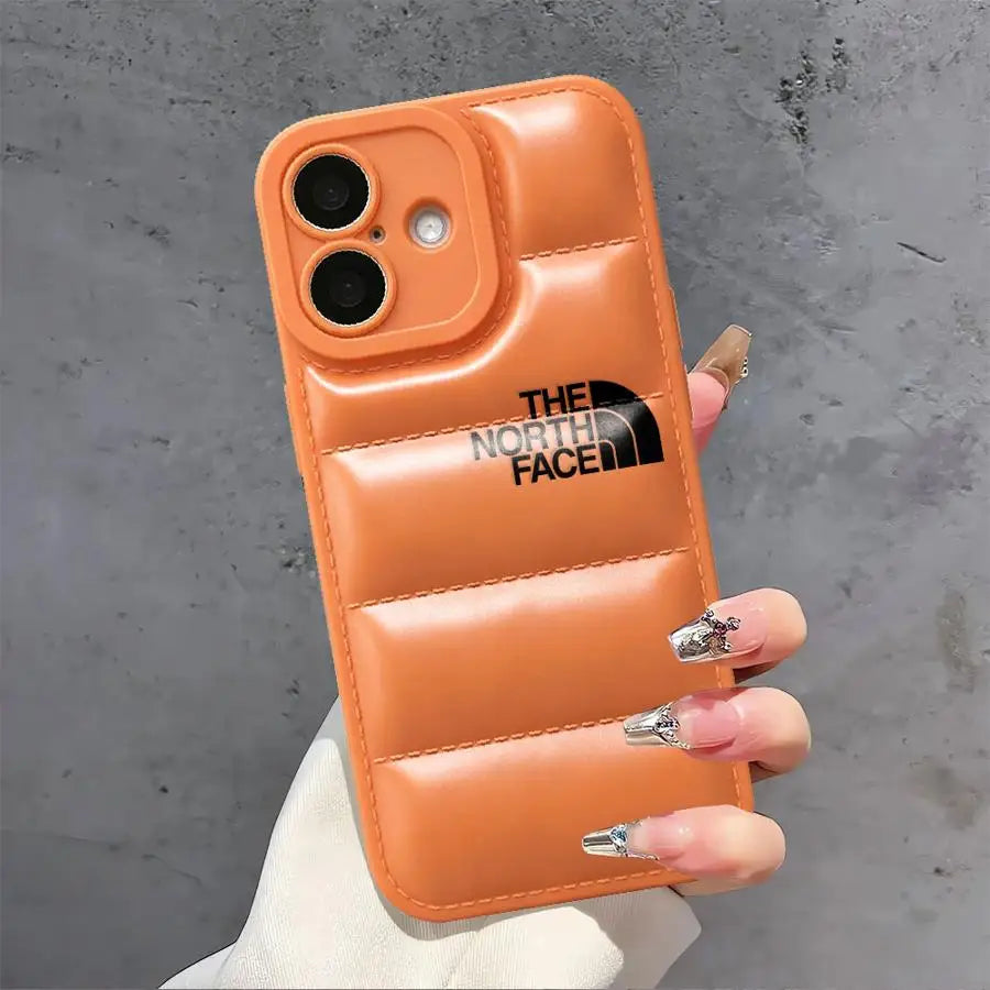 Down Jacket Cover Phone Case (for iPhone 17 16e 11 13 15 Plus 14 16 Pro Max Air 12)