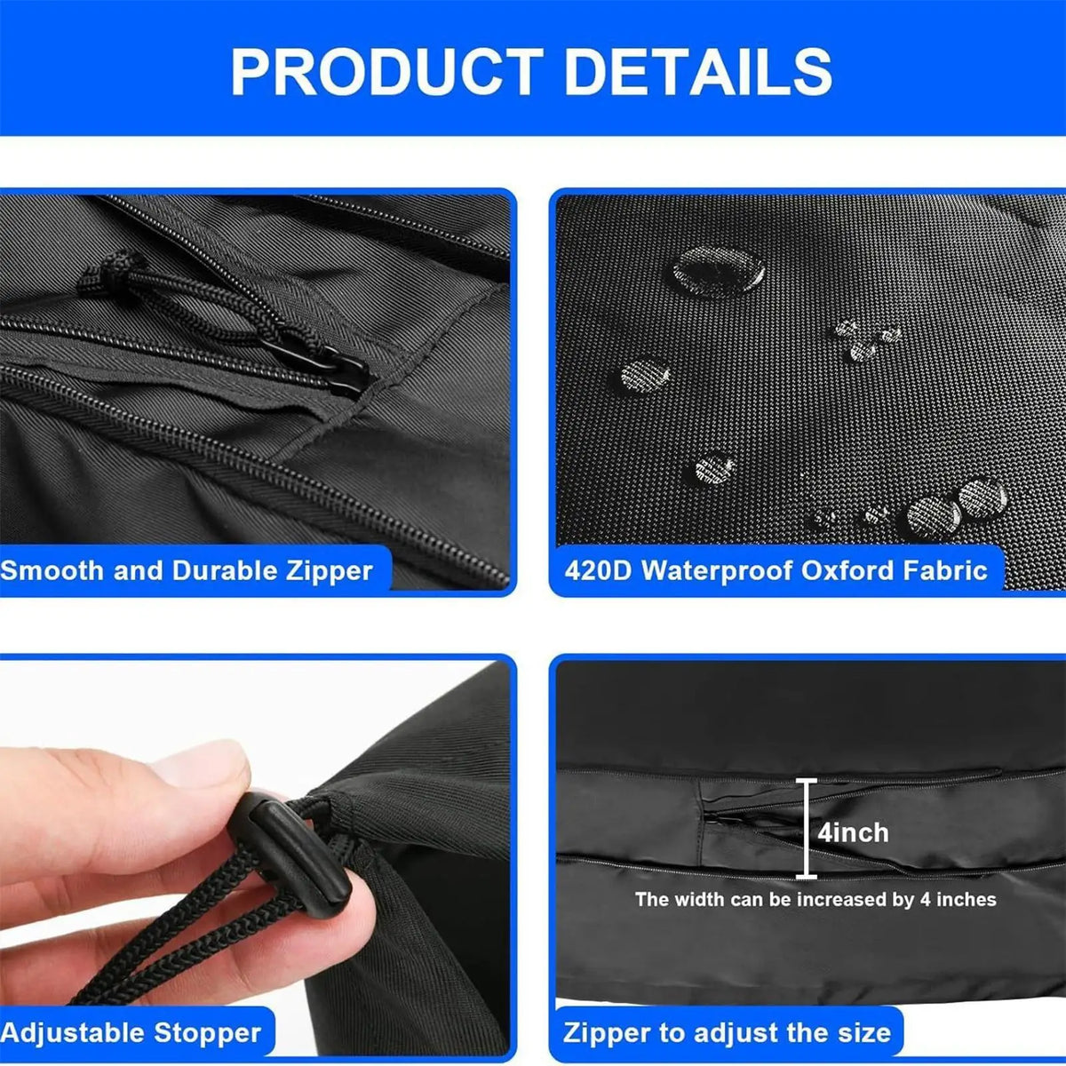 EV Charger Plug Port Protection for Electric Car Adjustable drawstring for outdoor wall mounted charging station rain cover