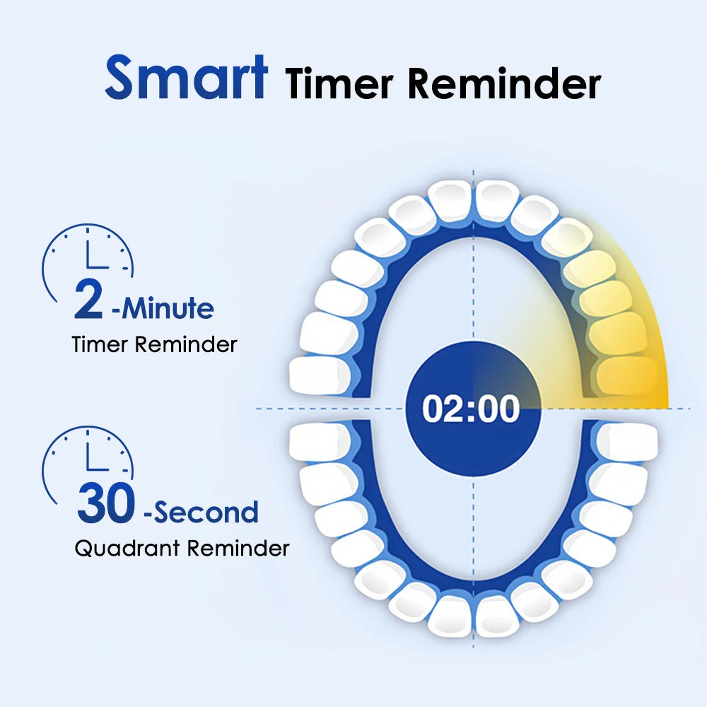 Rechargeable Rotating Electric Toothbrush, Compatible with Oral-B Replacement Heads