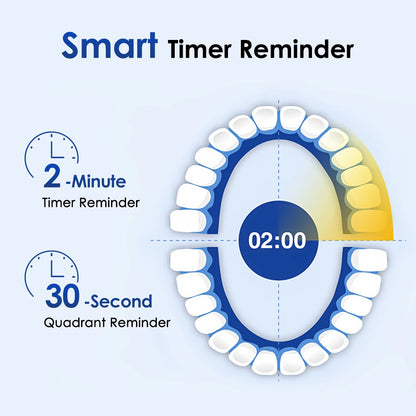 Rechargeable Rotating Electric Toothbrush, Compatible with Oral-B Replacement Heads