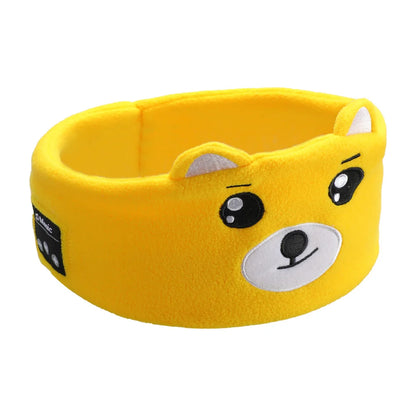 Cartoon Animal Wireless Music Earphones Sleeping Eye Mask Bluetooth Headphones V5.0 Headsets Headband For Kids Outside Sleeping