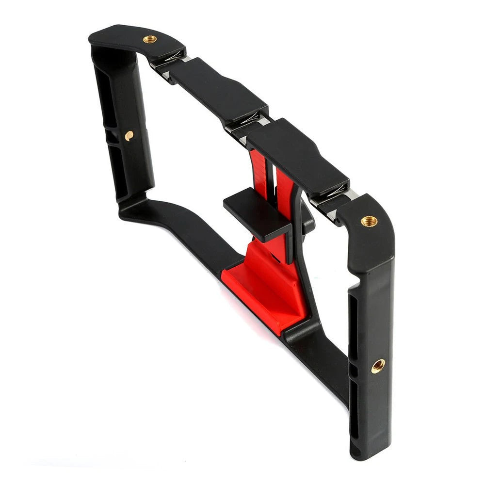 New Video Camera Cage Stabilizer Film Making Rig For Smart Phone Video Rig Mobile Phone Hand Grip Bracket Holder Stabilizer