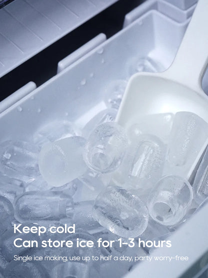 HiBREW Automatic Ice Maker with Self-Cleaning for Home, Office & Bar