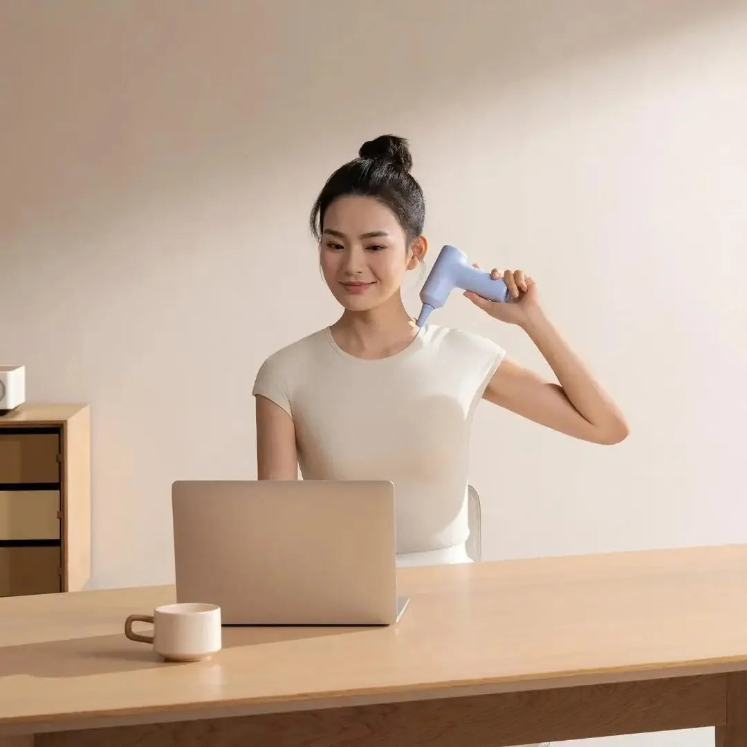 Mijia Mini Fascia Gun 3 Portable Massage Gun with 3 Heads and USB-C Charging