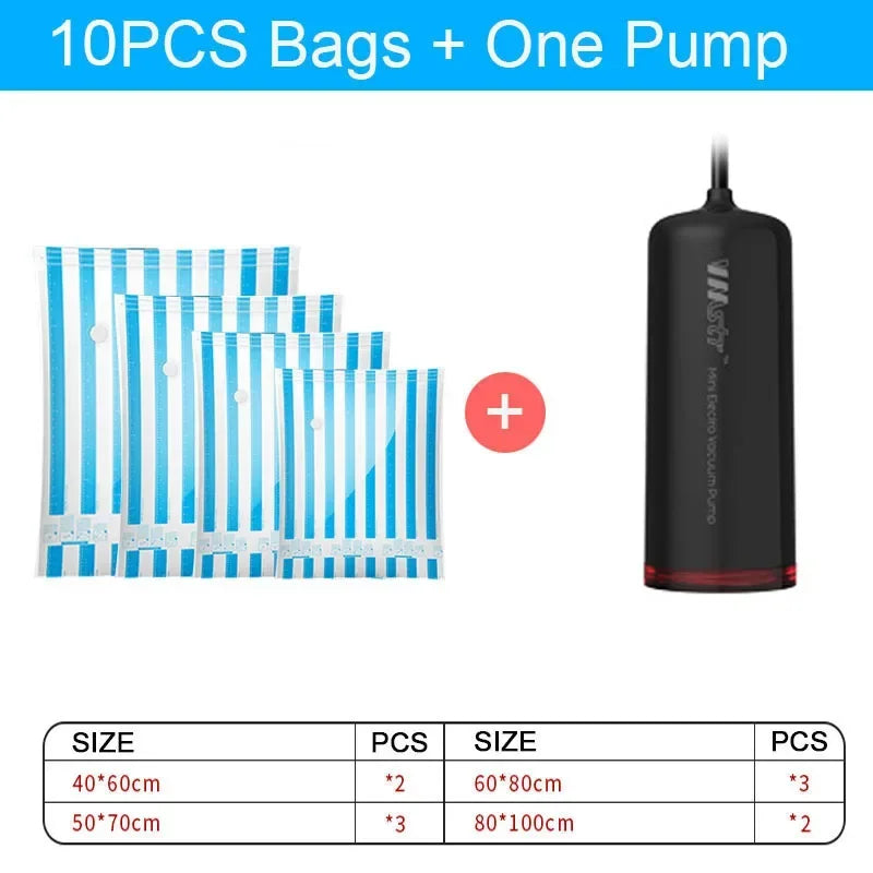 Mini USB Vacuum Sealer Pump for Food Storage, Sous Vide & Travel Packing