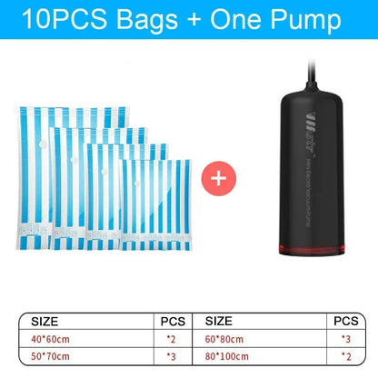 Mini USB Vacuum Sealer Pump for Food Storage, Sous Vide & Travel Packing
