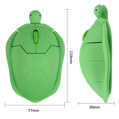 Wireless 2.4G Turtle Appearance Anti Slip Design Plug And Play Light Weight Portable Cute Creative Mause Office Use Gift For Kid