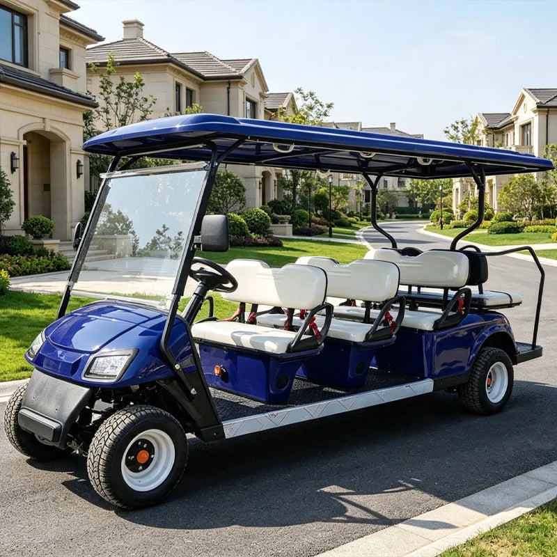 Electric Golf Cart with Cargo Bed, Two-Seater, Off-Road